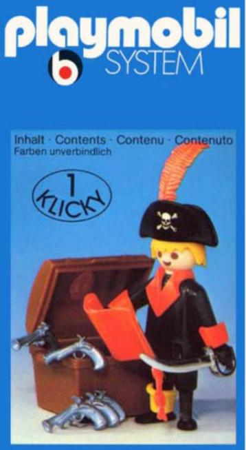 Playmobil 3385; Piraten kapitein (19978-1980) beschikbaar voor biedingen