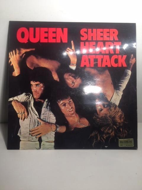 LP - Queen - Sheer Heart Attack, First Issue ( Vinyl ), Cd's en Dvd's, Vinyl | Rock, Zo goed als nieuw, Poprock, 12 inch, Ophalen of Verzenden