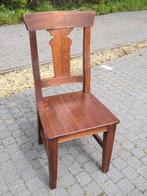 Vol houten stoelen., Vijf, Zes of meer stoelen, Koloniale stijl, Gebruikt, Bruin