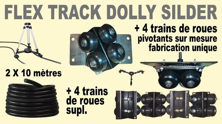 DOLLY FLEX TRACKS + TRAINS de ROUES, Hobby en Vrije tijd, Overige Hobby en Vrije tijd, Zo goed als nieuw, Ophalen of Verzenden