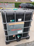 ZWART IBC vat 1000 L, Avec robinet, Synthétique, Enlèvement, Utilisé