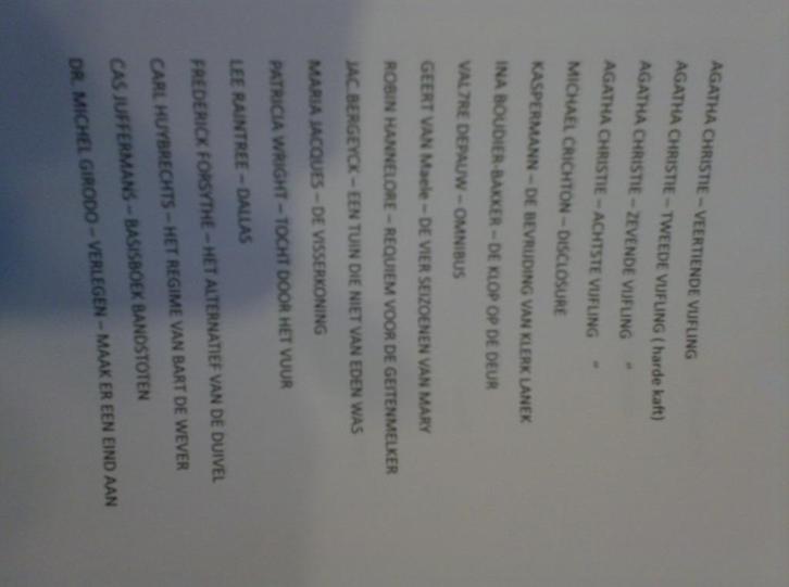 BOEKEN DIVERSE 5, Livres, Littérature, Enlèvement