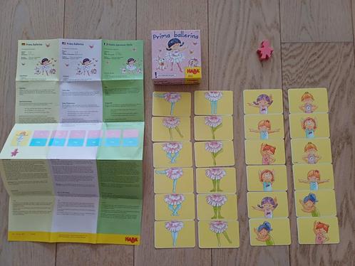 Haba prima ballerina spel met kaarten, Kinderen en Baby's, Speelgoed | Educatief en Creatief, Zo goed als nieuw, Ophalen of Verzenden
