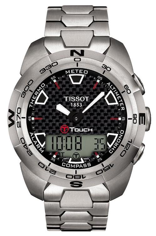 Tissot T-Touch Titanium 2011, Handtassen en Accessoires, Horloges | Heren, Gebruikt