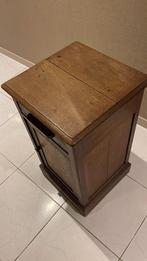 Houten kastje, Ophalen