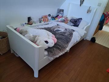 Lit de IKEA Busunge ajustable (avec matelas de croissance), Enlèvement, Comme neuf, Matelas