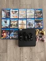 Ps4 1tb met 12 games en 2 controllers, Ophalen, Zo goed als nieuw