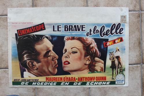 filmaffiche The Magnificent Matador 1955 filmposter, Verzamelen, Posters, Gebruikt, Film en Tv, A1 t/m A3, Rechthoekig Liggend