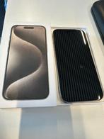 Iphone 15 Pro - 256gb - natural titanium, Telecommunicatie, Mobiele telefoons | Apple iPhone, IPhone 15, Zo goed als nieuw, Zilver