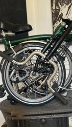 Brompton English green  -6 speed -model M6L, Fietsen en Brommers, Fietsen | Vouwfietsen, Ophalen, Brompton, 14 tot 16 inch, Versnellingen