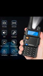 Baofeng UV-5R, Telecommunicatie, Portofoons en Walkie-talkies, Zo goed als nieuw, Accessoires