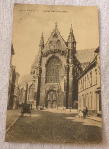 carte postale Église Saint-Martinus d'Alost, Enlèvement ou Envoi
