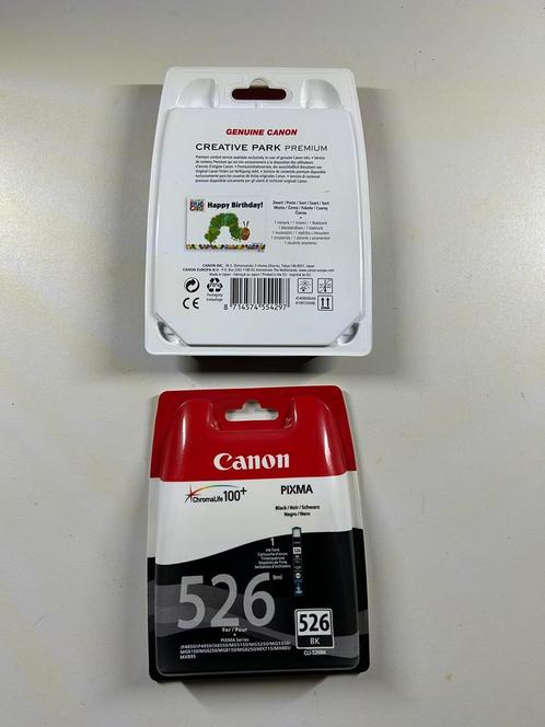 2 x Canon CLI-526 BK 526KB encre noire noire, Informatique & Logiciels, Fournitures d'imprimante, Neuf, Cartridge, Enlèvement ou Envoi