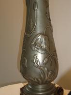 H. LUPPENS Art Nouveau tin JB Van Guldenberg lamp Jugendstil, Antiek en Kunst, Ophalen