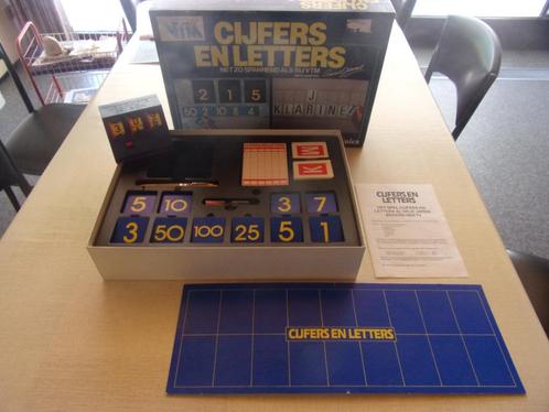 Cijfers en letters Spel VTM, Hobby en Vrije tijd, Gezelschapsspellen | Kaartspellen, Zo goed als nieuw, Ophalen of Verzenden