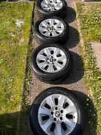 225/55/16R 4 banden en velgen van Bmw, Auto-onderdelen, Banden en Velgen, Gebruikt, Ophalen of Verzenden, Band(en), Personenwagen