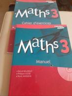 2 livre math 3 collection adam le manuel et les exercices, Livres, Enlèvement ou Envoi, Comme neuf