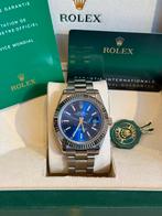 Rolex datejust 41mm blauw  ( verchillende modellen), Handtassen en Accessoires, Horloges | Heren, Ophalen of Verzenden, Staal
