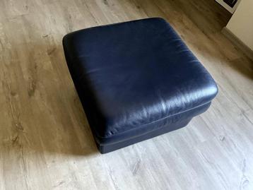 Zithoek buffelleder blauw beschikbaar voor biedingen