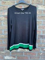 Street One zwarte trui T40-42, Ophalen of Verzenden, Gedragen, Maat 38/40 (M), Zwart