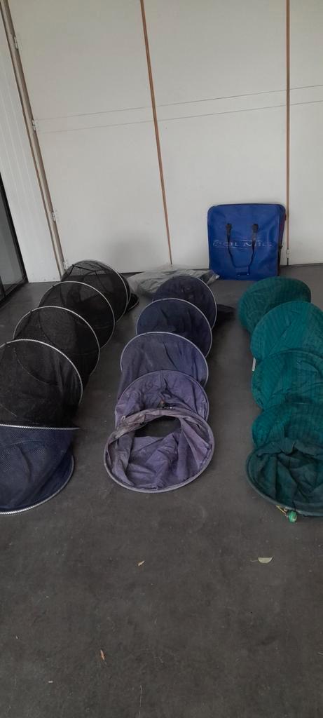 Colmic Eva tas + 4 leefnetten, Watersport en Boten, Hengelsport | Algemeen, Zo goed als nieuw, Ophalen