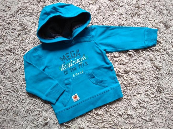 ★ M80 - Trui met kap JBC, Kinderen en Baby's, Babykleding | Maat 80, Gebruikt, Jongetje, Truitje of Vestje, Ophalen of Verzenden