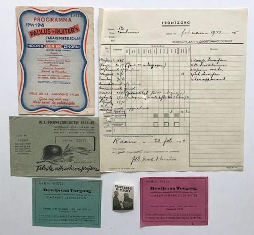 Frontzorg, Verzamelen, Militaria | Tweede Wereldoorlog, Overige soorten, Boek of Tijdschrift, Ophalen of Verzenden