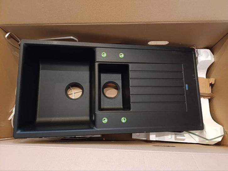 Splinternieuwe keukenspoelbak BLANCO ZIA 6S, Huis en Inrichting, Keuken | Keukenelementen, Zwart, Ophalen