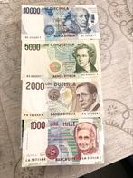 Billets de banque Italie (belle qualité), Timbres & Monnaies, Billets de banque | Europe | Billets non-euro, Enlèvement ou Envoi