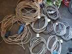 lot de câble 3g2.5 avec et sans prise (5g2.5 + tire fil +..., Doe-het-zelf en Bouw, Ophalen of Verzenden, Gebruikt, Kabel of Snoer