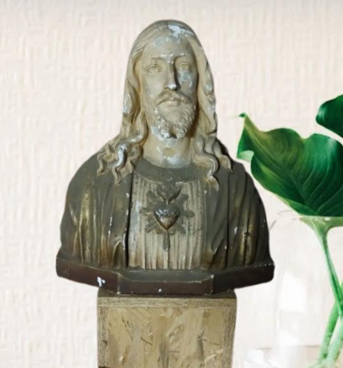 Antiek borstbeeld Jezus Jean Carli, Antiquités & Art, Antiquités | Objets religieux, Enlèvement