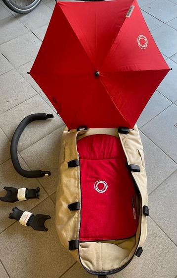 Planche Bugaboo pour enfants, adaptateurs, parapluie, poigné, Enlèvement, Utilisé, Poussette combi, Bugaboo