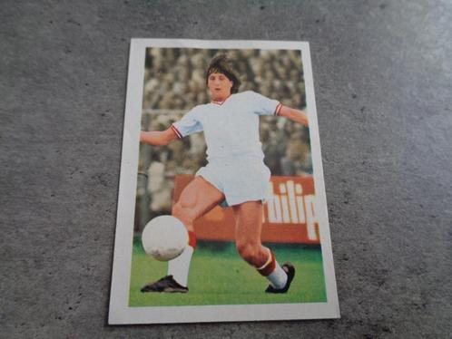  VOETBAL   PRENT PLAATJE  CRUYFF   ED . VANDERHOUT 1972, Hobby en Vrije tijd, Stickers en Plaatjes, Plaatje, Ophalen of Verzenden