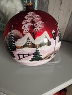 Grote kerstbal met de hand beschilderd, Ophalen