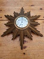 Antiek horloge sur soleil en bois 60's. Vintage, Enlèvement