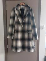 Checkered Coat, Kleding | Dames, Jassen | Winter, Primark, Zwart, Maat 46/48 (XL) of groter, Ophalen of Verzenden