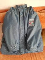 waterdichte jas voor heren - staalblauw - 100% polyester, Caravans en Kamperen, Ophalen of Verzenden, Zo goed als nieuw, Regenjas