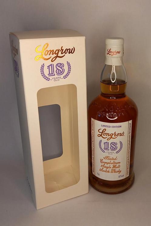 Longrow 18-year-old (2015)/ whisky / whiskey, Collections, Vins, Neuf, Autres types, Autres régions, Pleine, Enlèvement ou Envoi