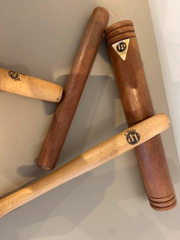 Set originele Latin Percussion Claves beschikbaar voor biedingen