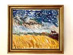 Landschap met hoeve, Ophalen of Verzenden