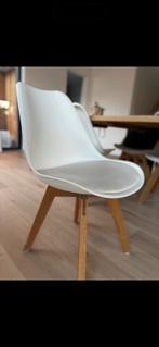 Eetkamerstoelen (6 stuks), Huis en Inrichting, Stoelen, Ophalen, Kunststof, Gebruikt, Wit