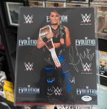 Autograph handtekening rhea  ripley wwe psa, Enlèvement ou Envoi, Comme neuf