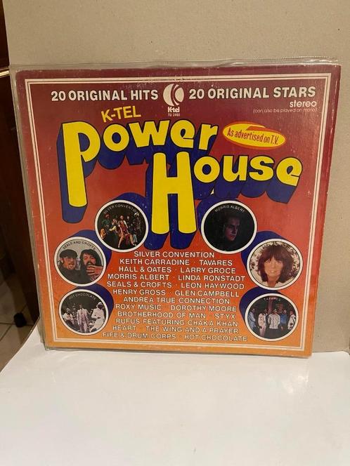 K-TEL Pl Power House, Cd's en Dvd's, Vinyl | Pop, Zo goed als nieuw, 1960 tot 1980, 12 inch, Ophalen of Verzenden