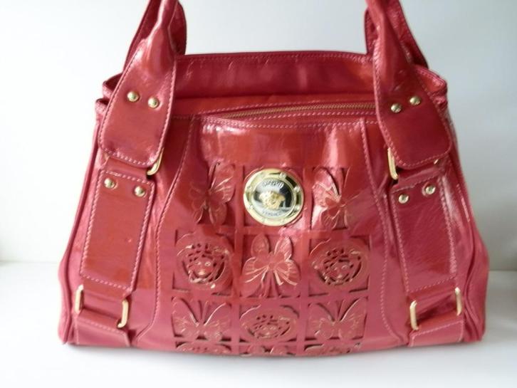 Versace Gianni damestas., Handtassen en Accessoires, Tassen | Damestassen, Zo goed als nieuw, Overige typen, Rood, Ophalen of Verzenden