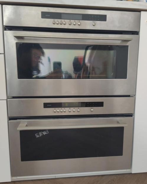 Atag Hetelucht- & Stoomoven (Met toebehoren), Elektronische apparatuur, Ovens, Gebruikt, Inbouw, Oven, Minder dan 45 cm, 60 cm of meer