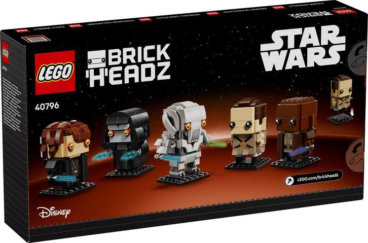 Lego 40796 BrickHeadz Star Wars De wraak van de Sith, Kinderen en Baby's, Speelgoed | Duplo en Lego, Nieuw, Lego, Complete set