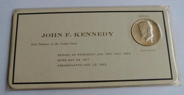 1/2 dollar "Kennedy Half Dollar" 90% zilver 1964, Postzegels en Munten, Munten | Amerika, Losse munt, Noord-Amerika, Zilver, Ophalen of Verzenden