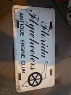 Oude metalen plaat., Ophalen of Verzenden