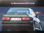 Brochure Mercedes 190E 2.5 16v - FRANÇAIS, Enlèvement ou Envoi, Mercedes