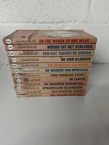 Set van 12 boeken Agatha Christie - detective mysterie thril beschikbaar voor biedingen